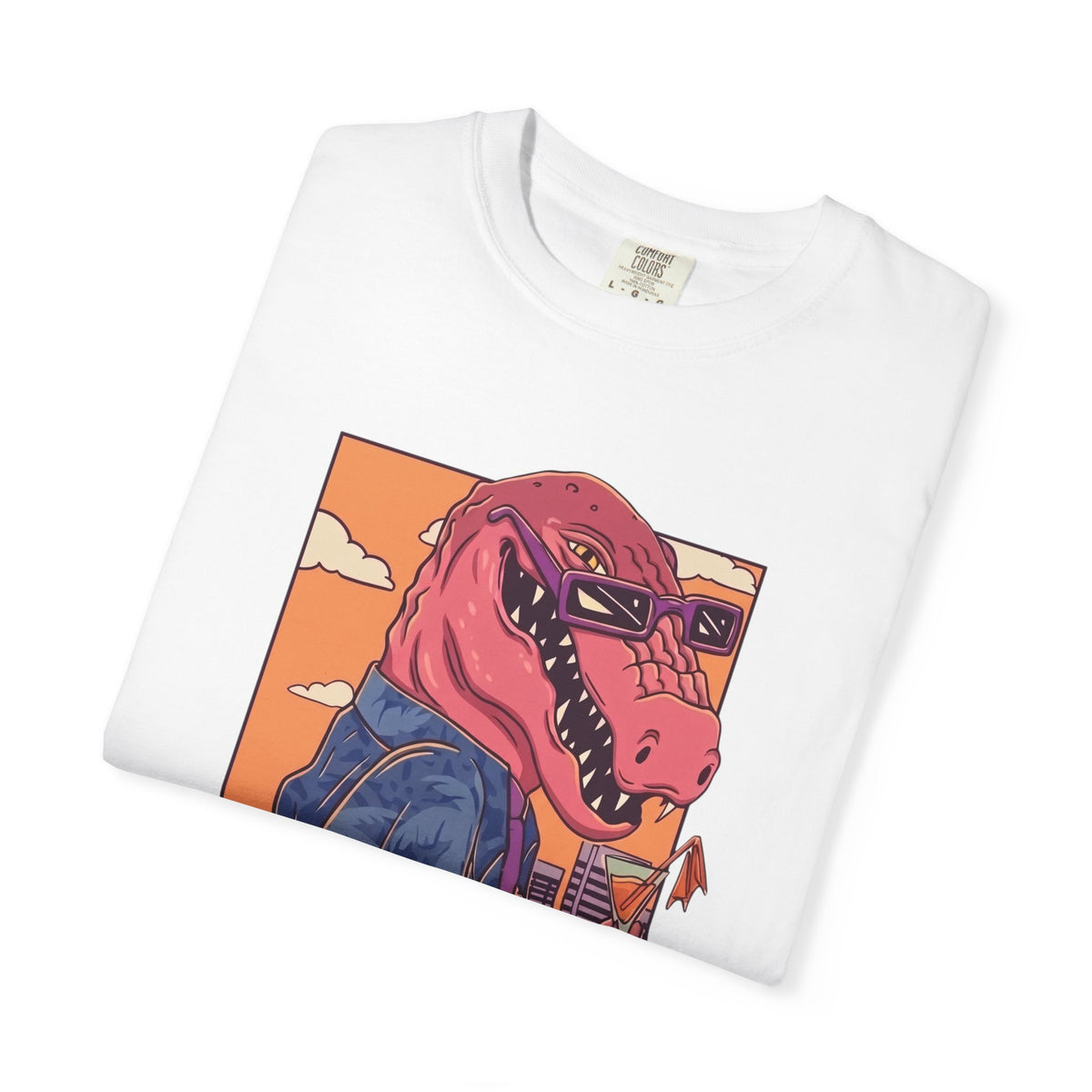 Vice City Leonidas T-shirt | Retro Miami Dino Graphic
