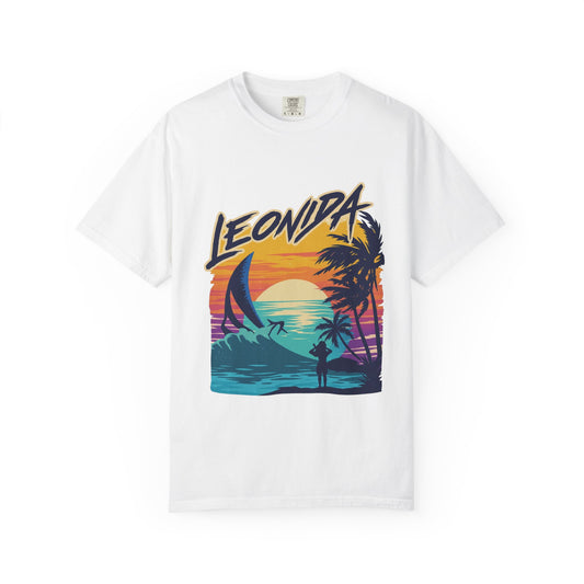 Leonida Vintage Surf Sunset T-Shirt