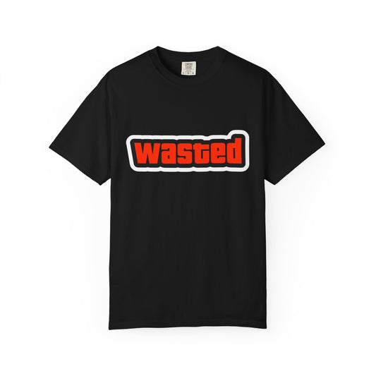 Wasted Graphic T-Shirt — Retro Video Game Style Tee