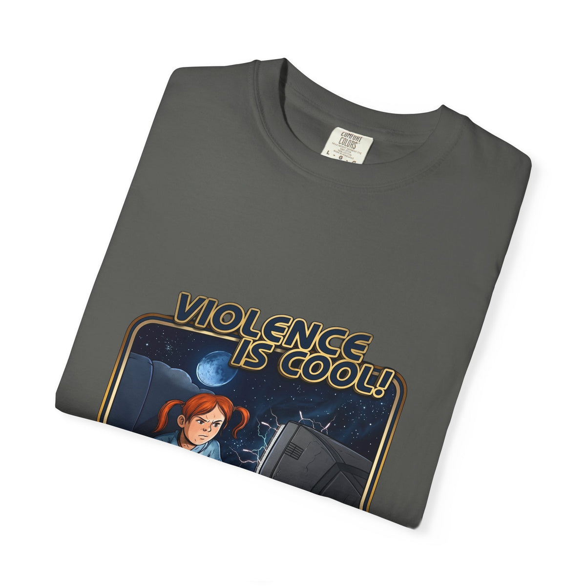 Violence Is Cool Retro Gamer T-Shirt — "Thanks Videogames" Vintage Gaming Tee