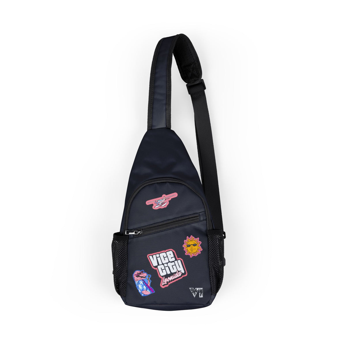 Chest Bag — Retro ‘Vice City’ Patch Sling Bag